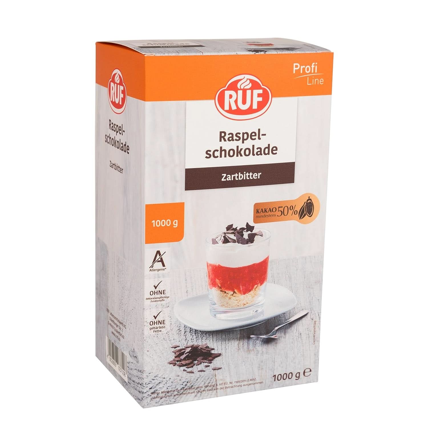RUF Sugar Sprinkles barevné v duhových barvách, 1 kilogram Sprinkles Naty Shop Hořké čokoládové hobliny