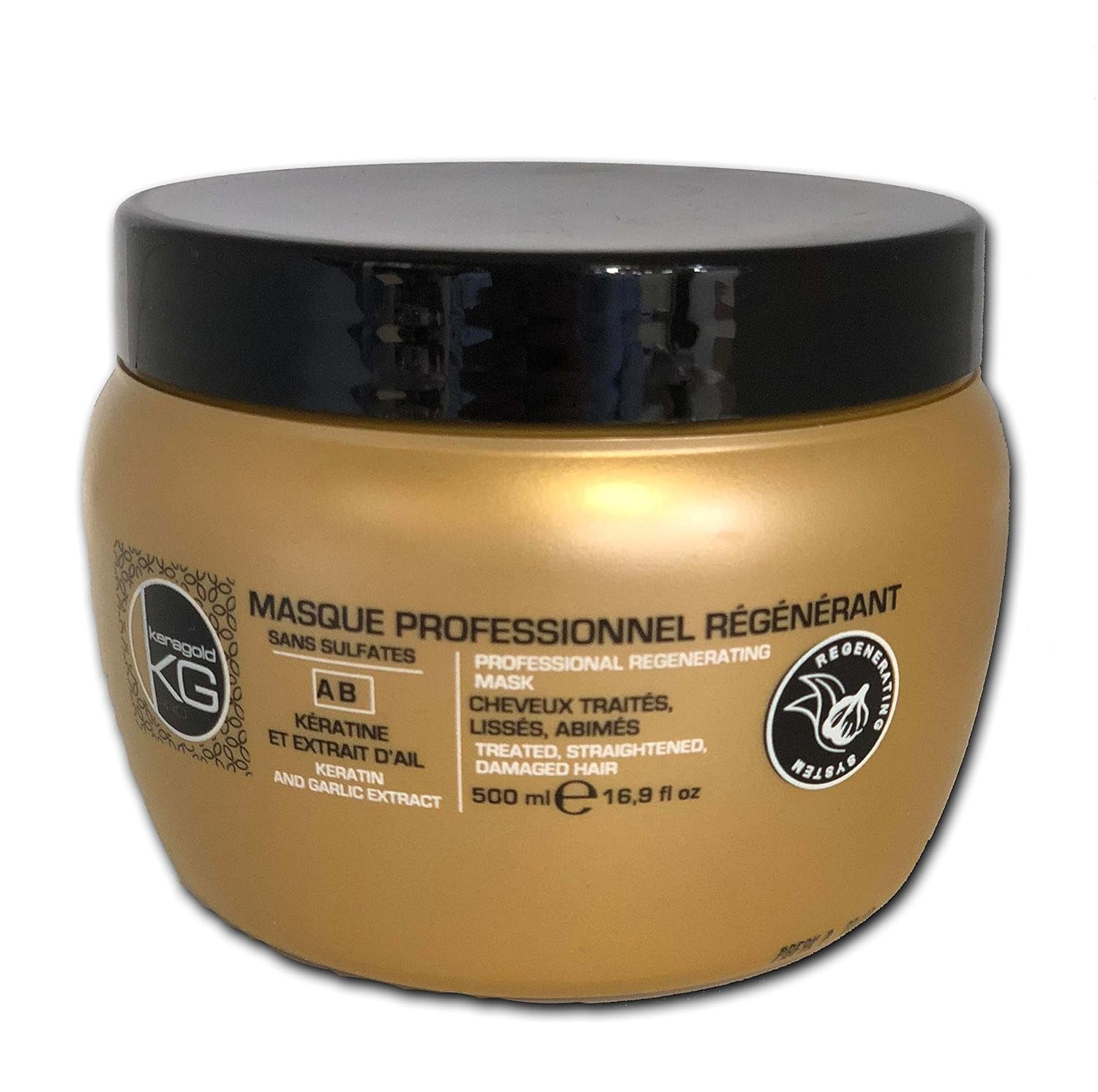 Pro Sulfate Free Mask s keratinem/česnekovým extraktem 500 ml Naty Shop Hair Mask Výchozí název