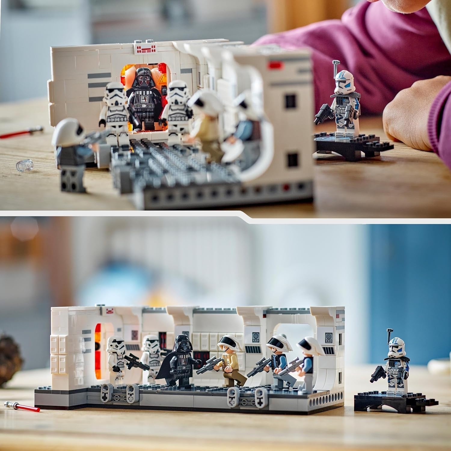 LEGO Star Wars Tantive IV Boarding, Filmová stavebnice Nová naděje, Sběratelská fantasy hrací sada, Nápad na dárek pro chlapce a dívky 8+ a sběratele 75387 Stavebnice Beuche den LEGO-Store