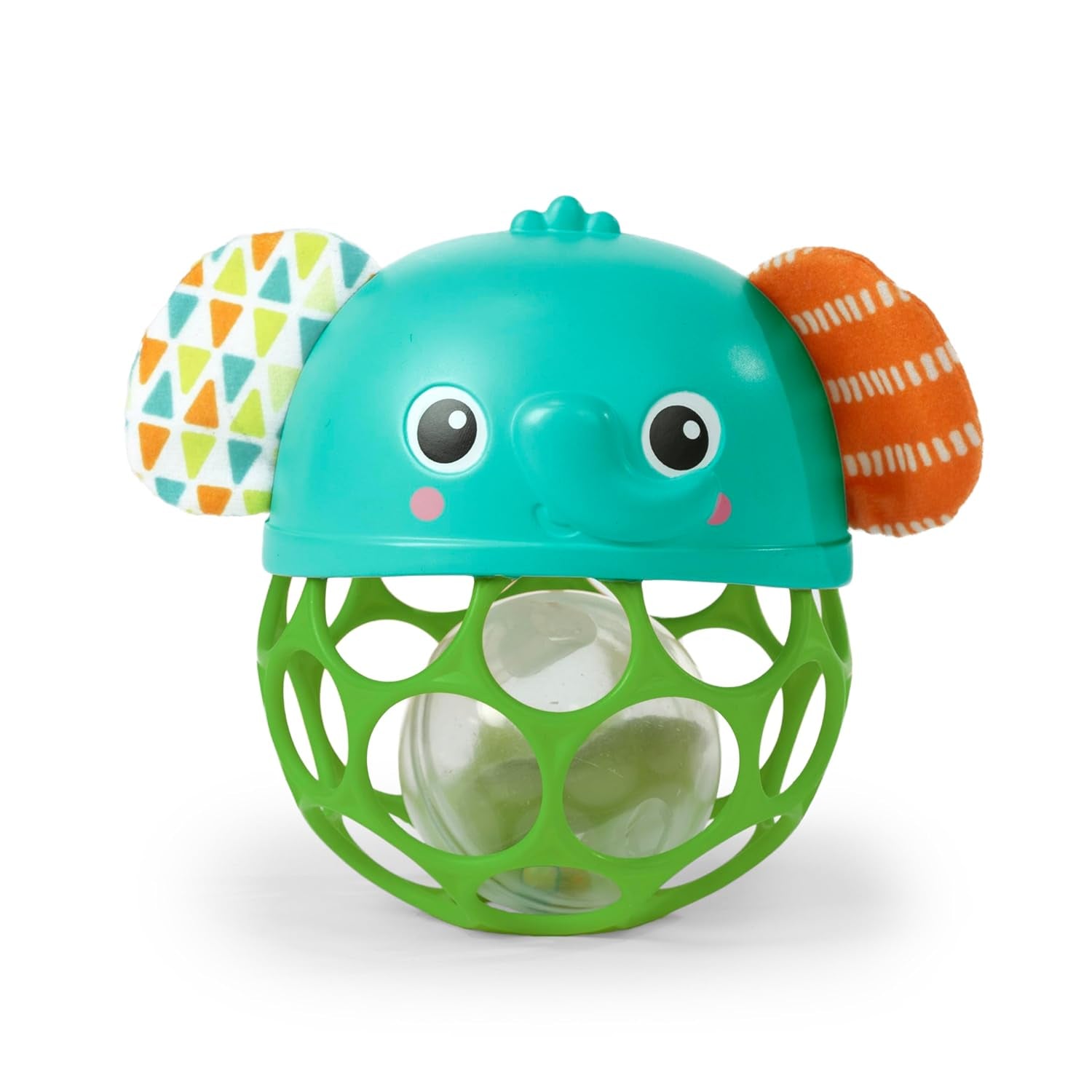 Bright Starts Giggle & Glow Bell Září ve tmě Hračka slona Oball Snadno chytatelný Newborn+ Unisex Baby Toys Naty Shop Výchozí název