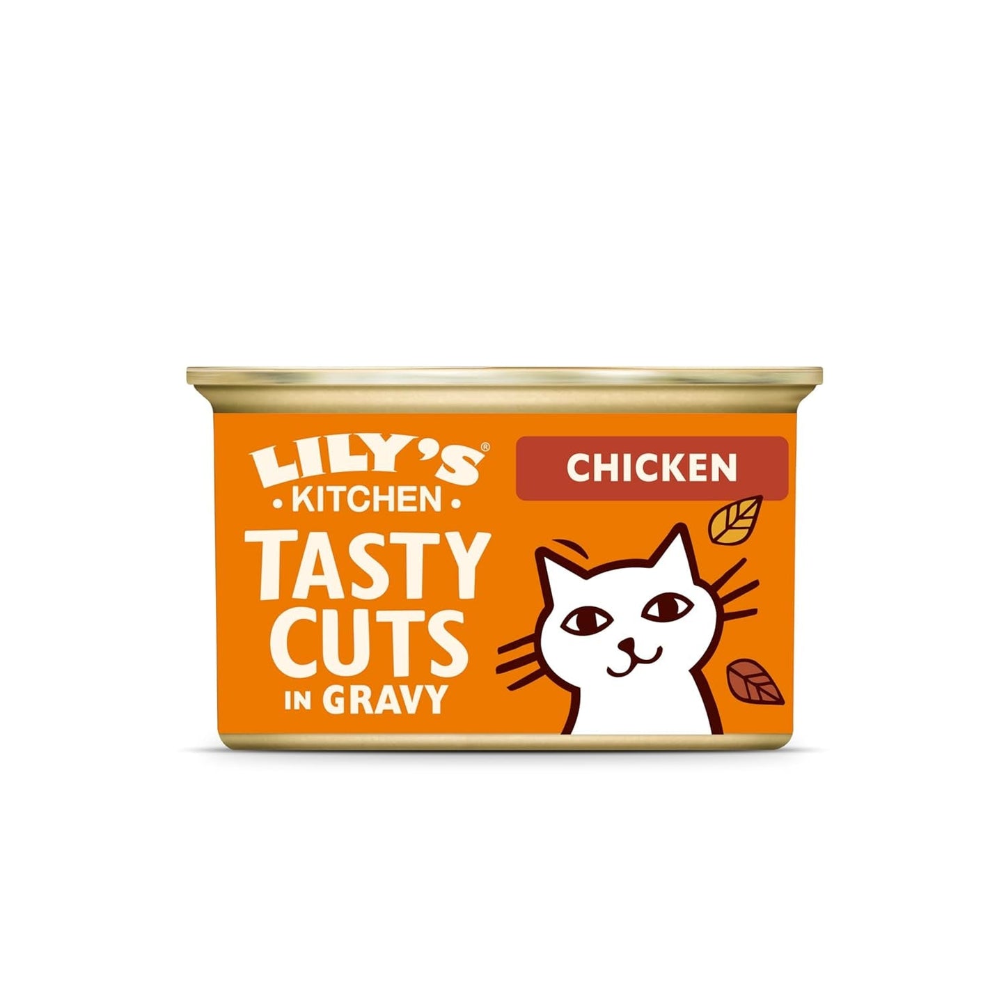 Lily's Kitchen, vyrobené z přírodních ingrediencí, lahodné kousky v kuřecí omáčce, mokré krmivo pro dospělé kočky, 70g plechovka