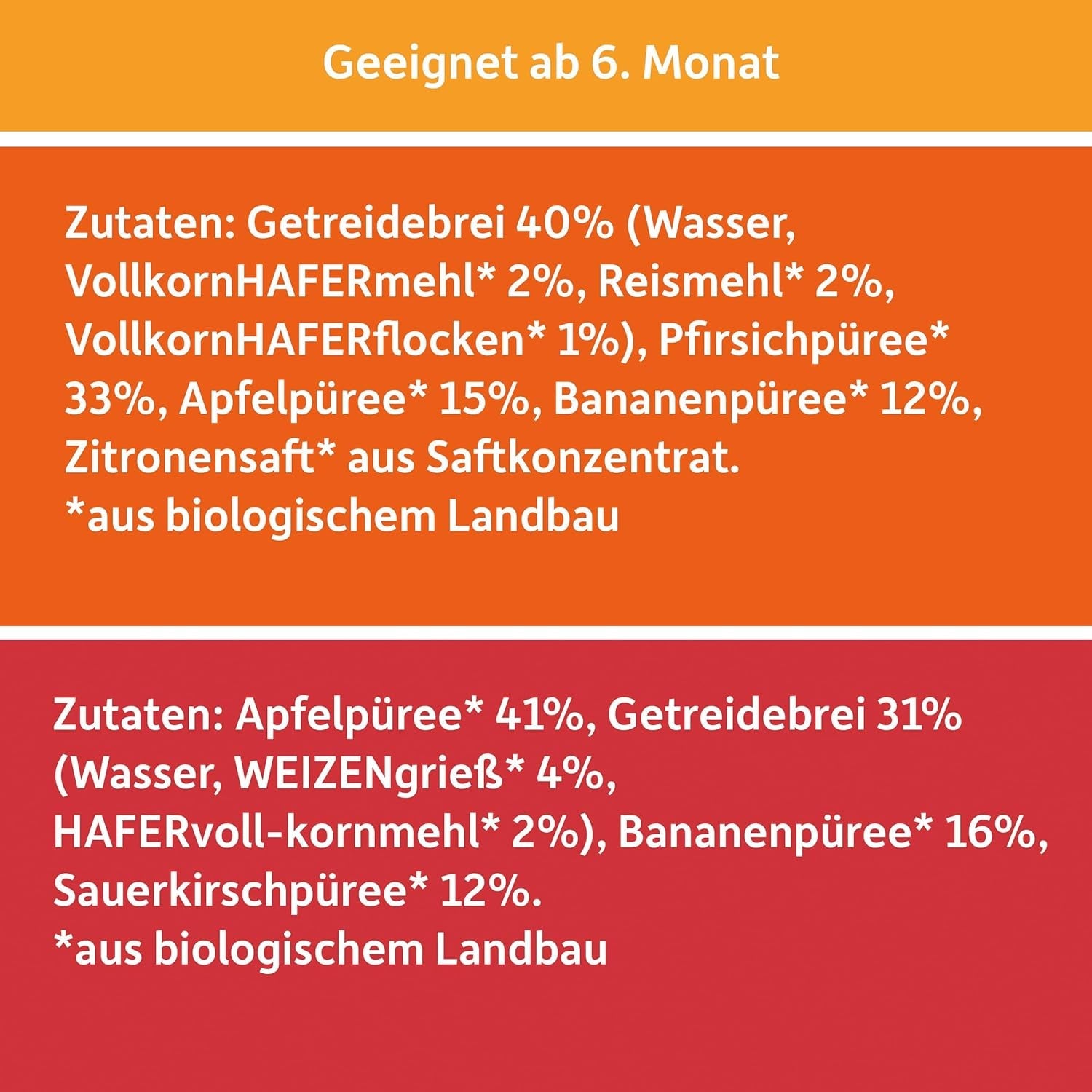 FRECHE FREUNDE Bio Mix ve vícebalném lisovatelném sáčku - ovoce + cereálie, ovocné pyré s cereáliemi v lisovatelném sáčku pro miminka od 6 měsíců, veganské, balení 3, 3 x (4 x 100 g)