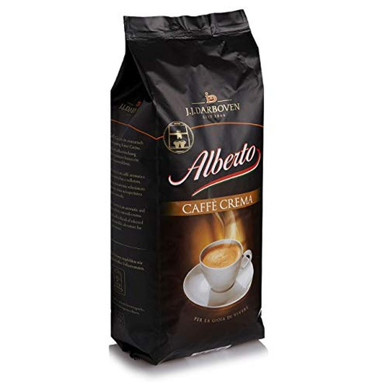 6 x Darboven Alberto Caffè Cream zrnková káva 1kg