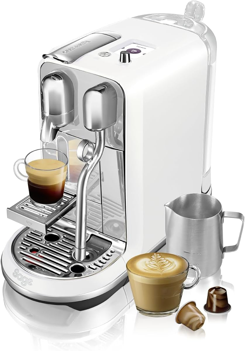 Kávovar na espresso na kapsle Sage Nespresso SNE800BSS Creatista Plus, broušená nerezová ocel