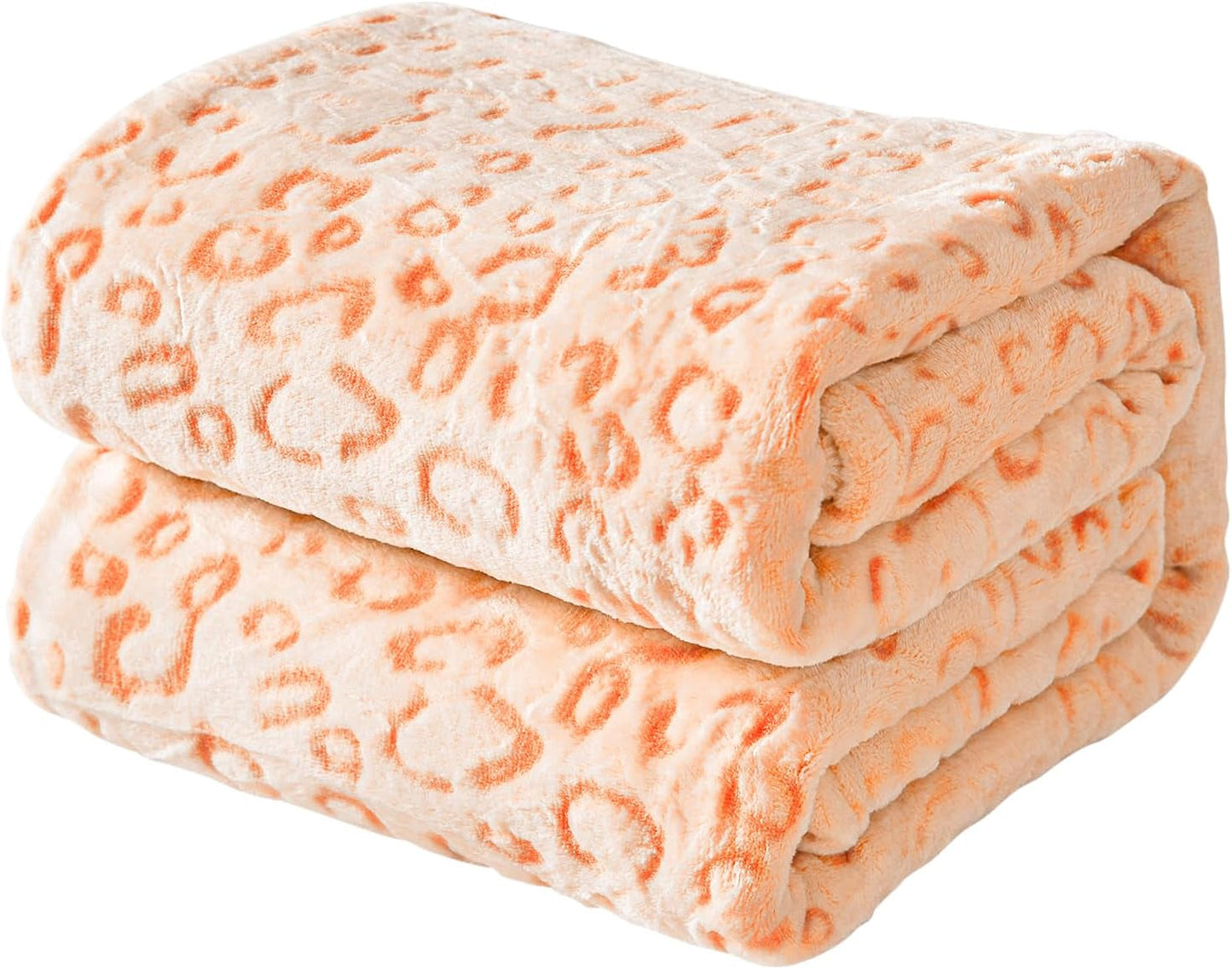 FY FIBER HOUSE Flanel Fleece Throw 3D Gepard Print Deka z mikrovlákna 228 X 274 cm Fialové Deky & Deky Naty Shop Orange Leopard Print 60"X80"