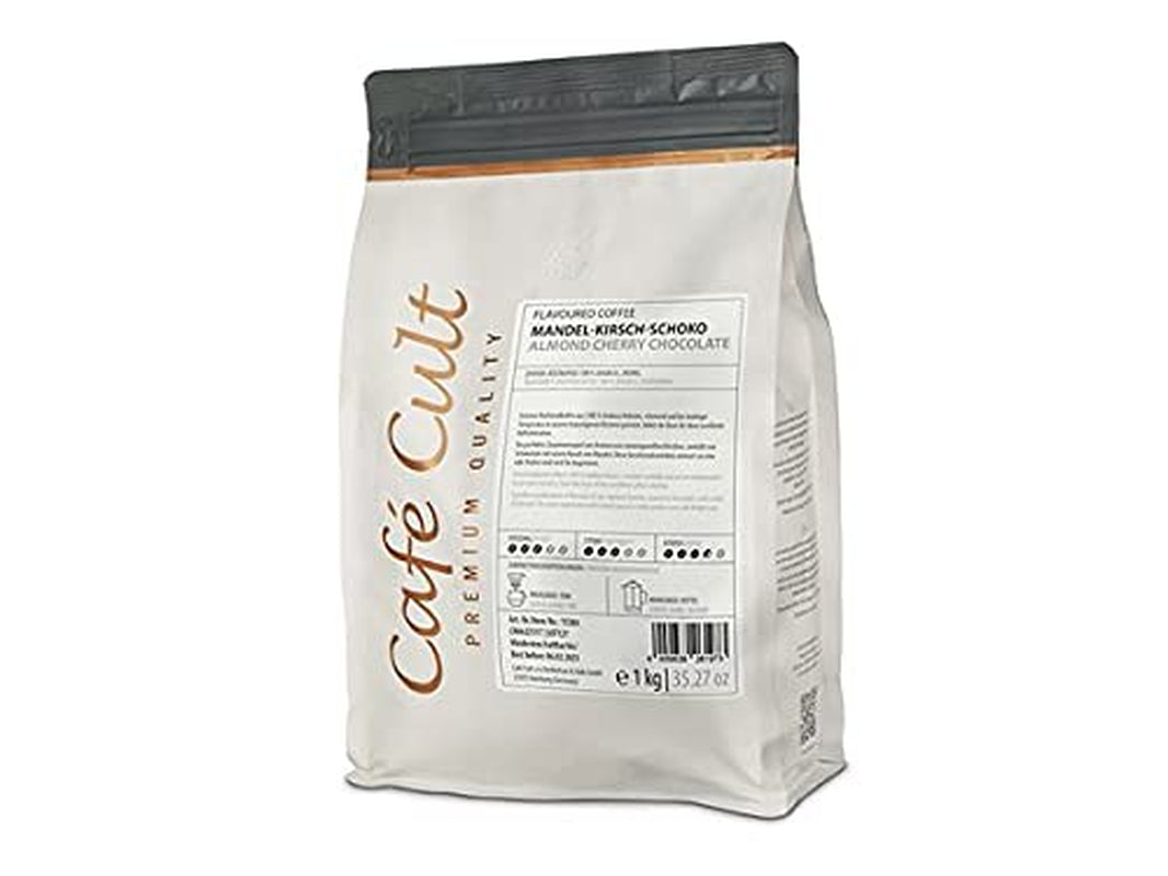 NOVÁ káva "Almond-Cherry-Chocolate" v 1 kg sáčku, s příchutí celých zrn