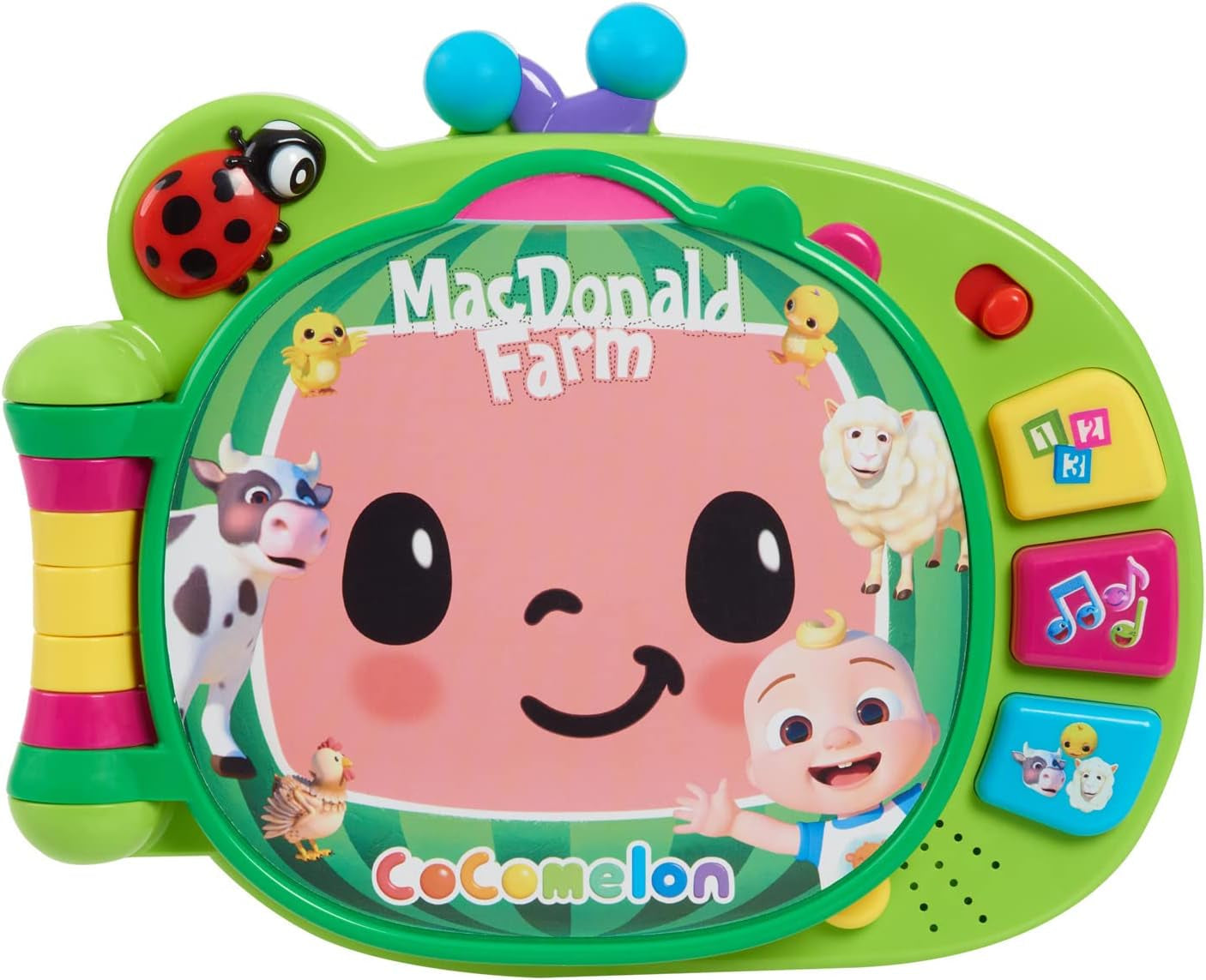 CoComelon , J.J výuková kniha, výukové funkce a elektronika, hračka pro děti od 18 měsíců, CCM10 (francouzská verze) Bebe Toys Naty Shop