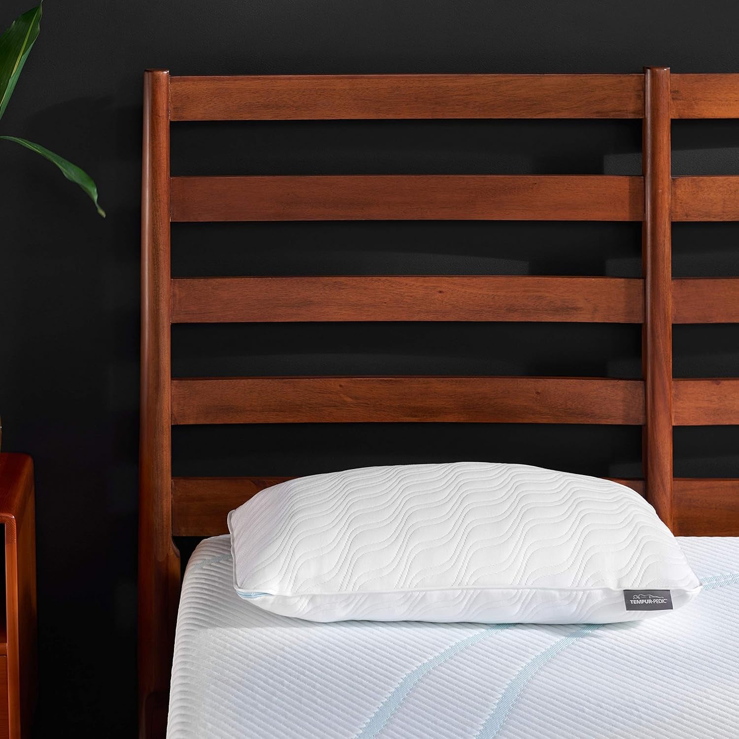 Polštář TEMPUR-PEDIC Tempur-Cloud Prohi Polštář, Paměťová pěna, Bílá/Opulentní zahrada, Polštáře King Naty Shop Standard Low King