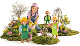 LECHUZA Gardener 2021 - Slunečnice (62,5 cm), Zelená/Světle modrá