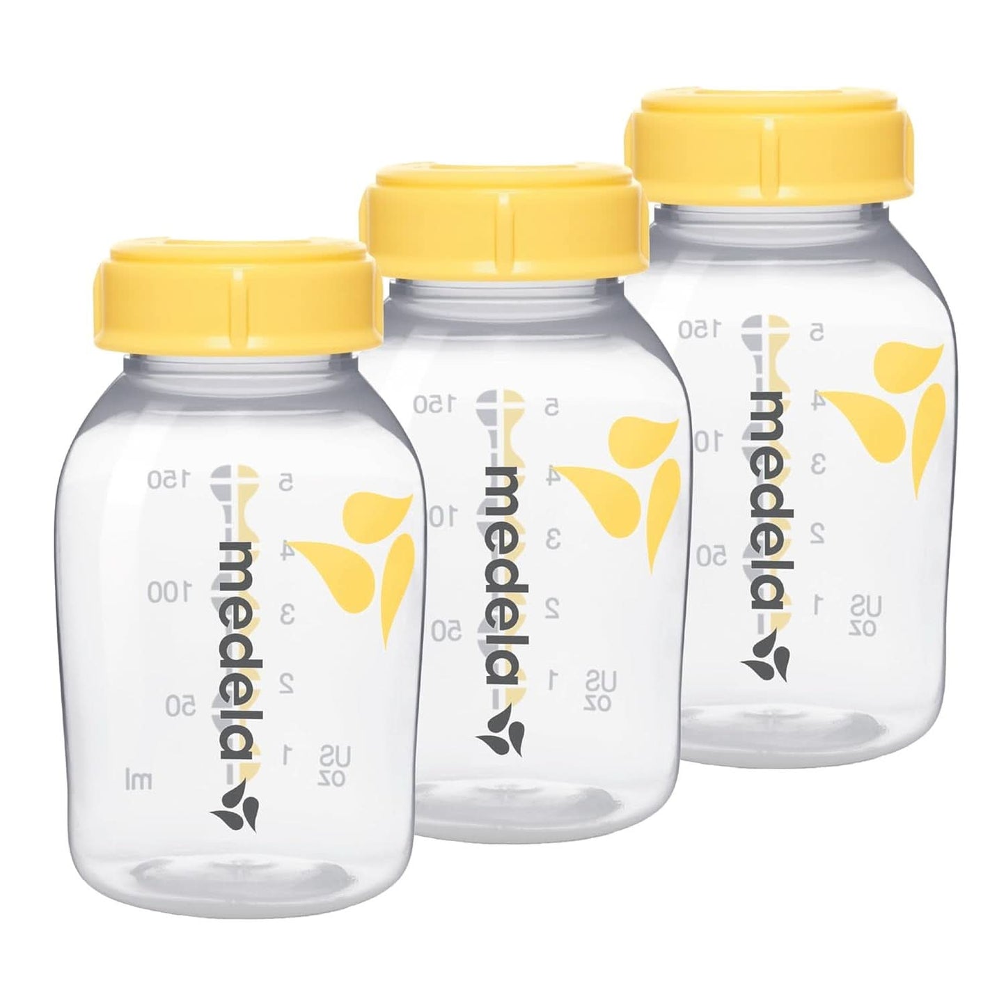 Medela Flaschen Zur Austellungen Von Muttermilch | Bez Bpa | Balení À 3 × 150 ml Dětská výživa a doplňky pro kojení Naty Shop Flaschenset (3X 150 ml)
