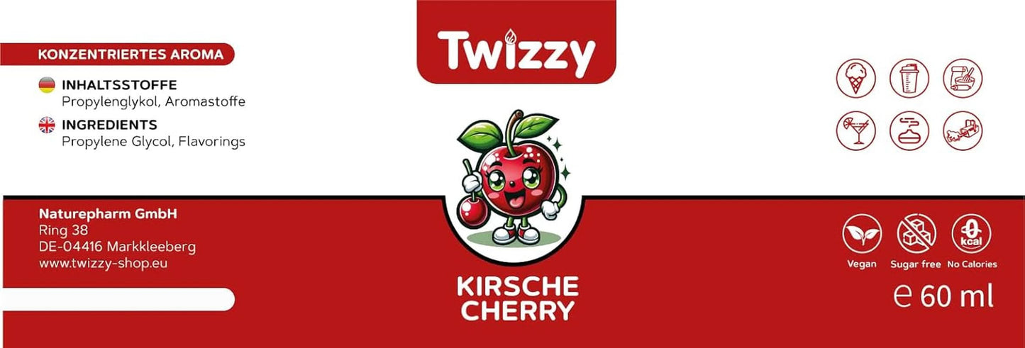 Příchuť jídla Twizzy Cherry - 60 ml - Intenzivní chuť - Ideální na pečení Aromas Naty Shop