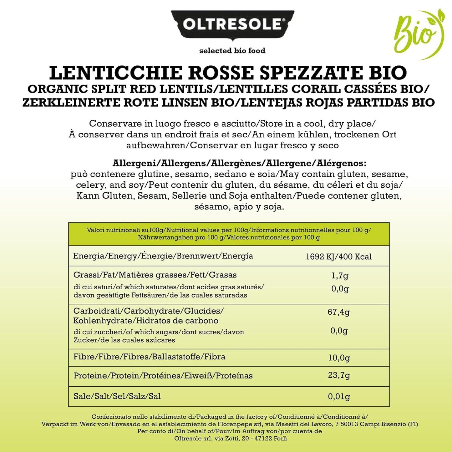 BIO lámaná červená čočka 5 kg BIO luštěniny a loupané luštěniny Bez nutnosti namáčení Zdroj bílkovin a vlákniny Economy Pack