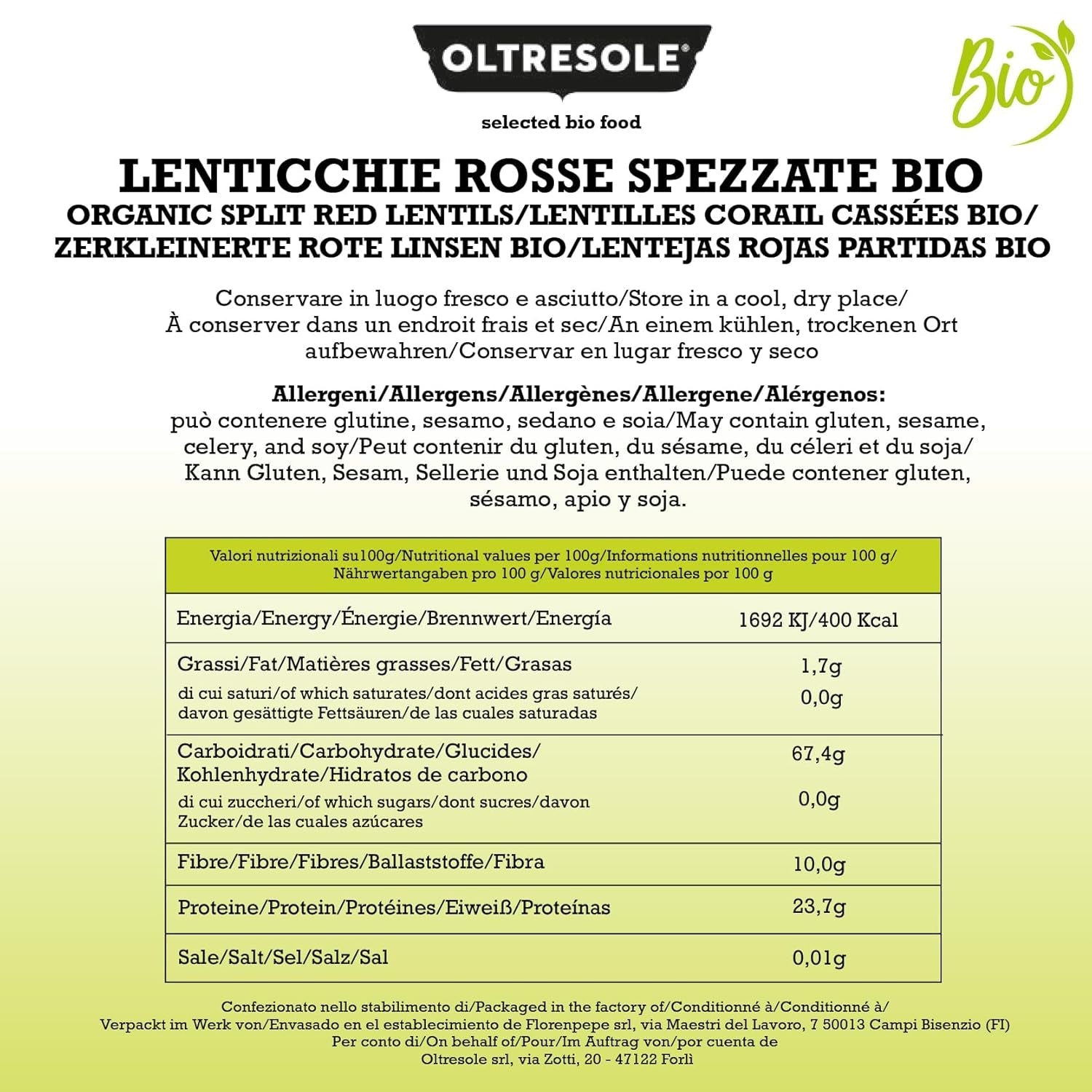 BIO lámaná červená čočka 5 kg BIO luštěniny a loupané luštěniny Bez nutnosti namáčení Zdroj bílkovin a vlákniny Economy Pack