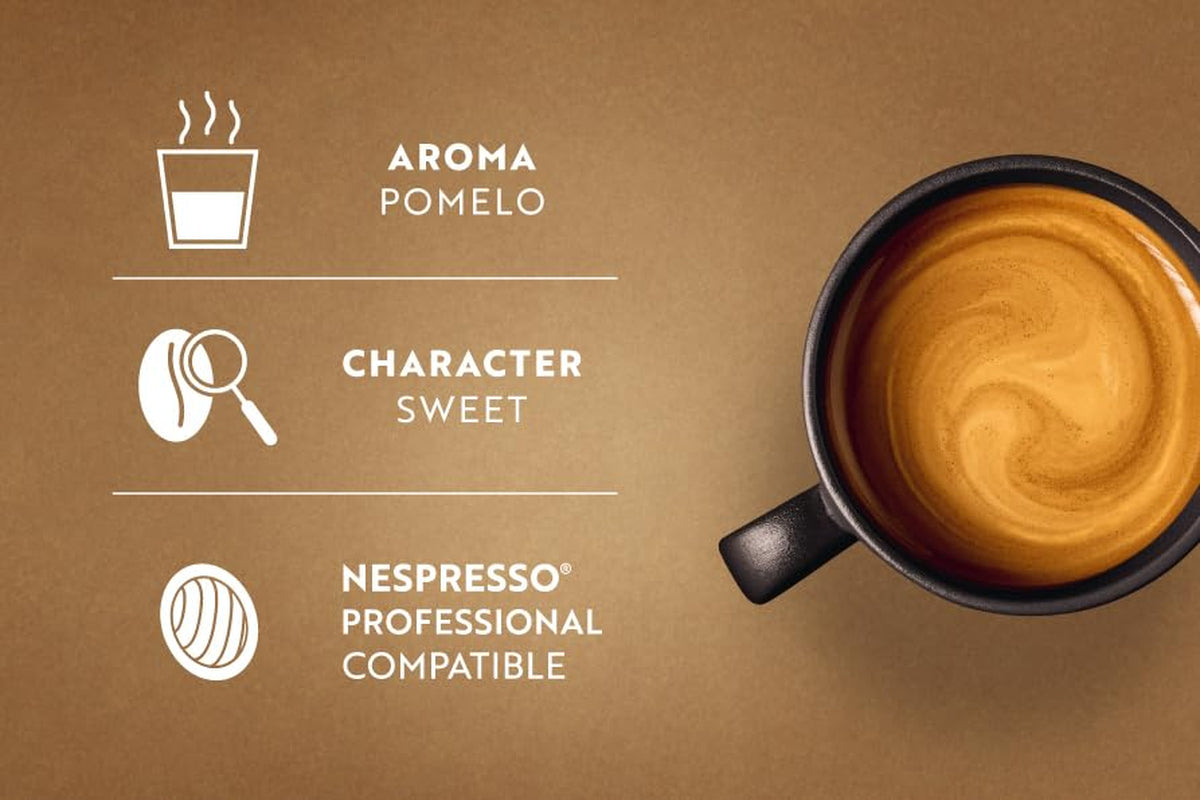 Café Royal Professional Pads, Bio Lungo, 50 Nespresso (R) Professional kompatibilní podložky do kanceláře a gastronomie, Bio a Fairtrade zertifiziert, 100 Prozent Arabica, Intensität 5