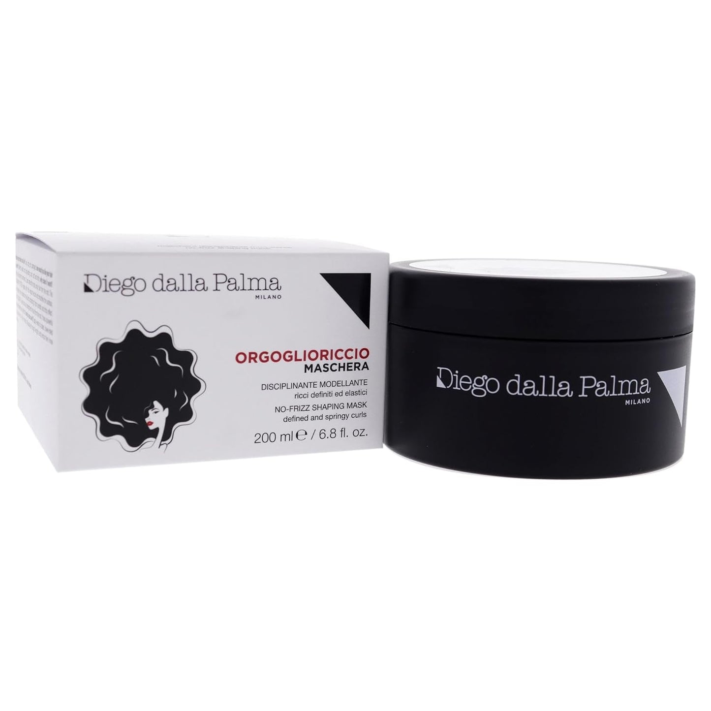 Orgoglioriccio Mask 200ml vládní design Maska na vlasy Naty Shop