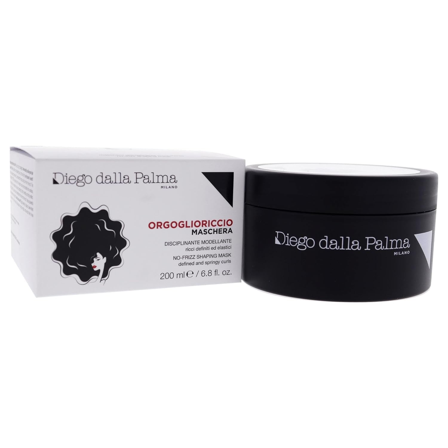 Orgoglioriccio Mask 200ml vládní design Maska na vlasy Naty Shop
