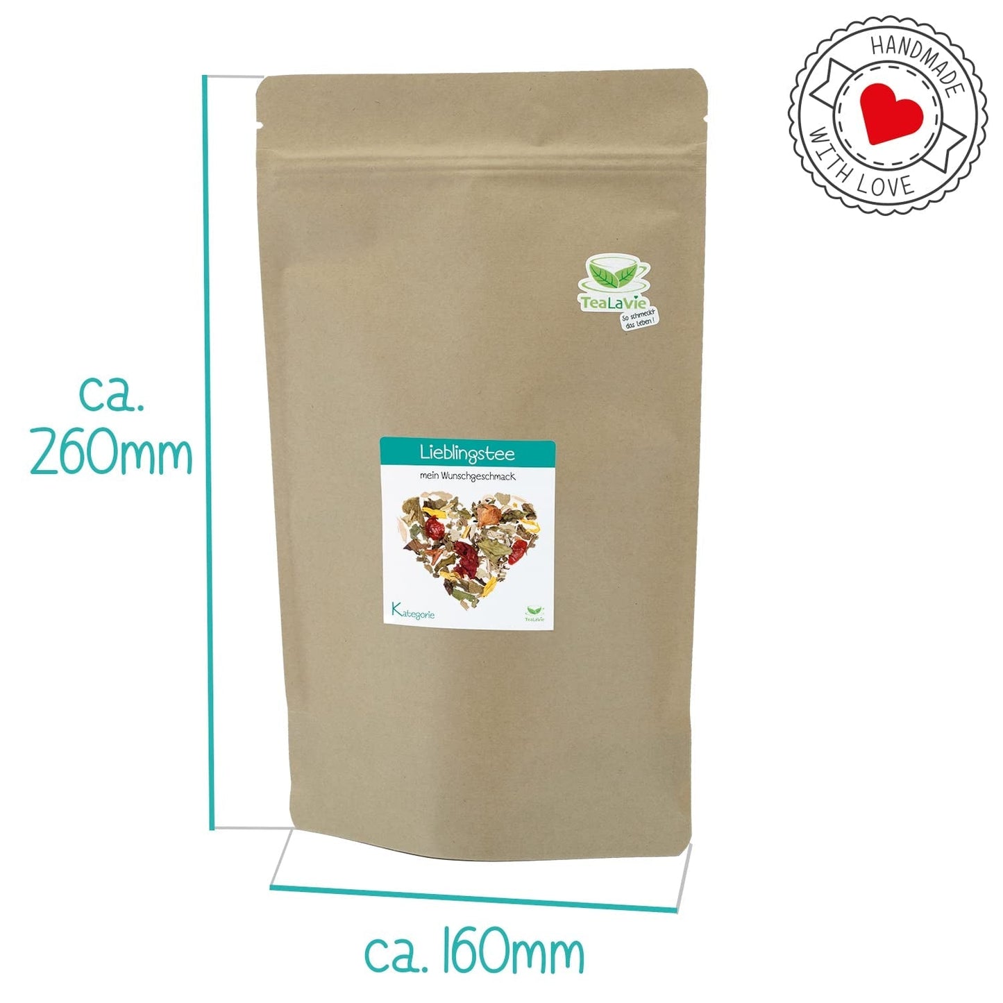 Tealavie - Čaj pro děti bez cukru - Lesní jahody a rebarbora (200 g) Tealavie Fruit - Sypaný ovocný čaj
