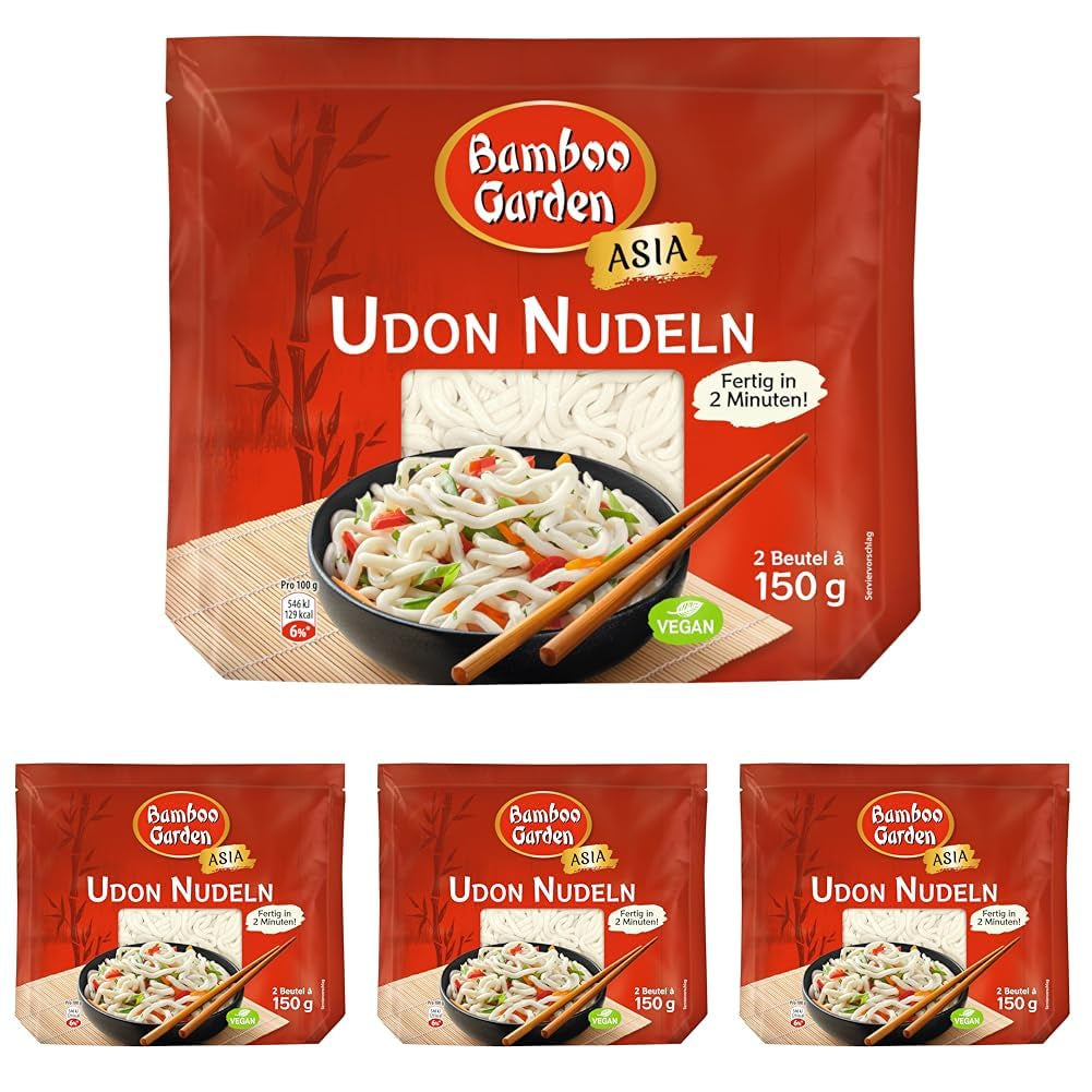 Udon nudle z Bamboo Garden, předvařené, 300g