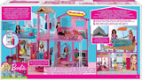 Barbie Dream House, 3patrový 5pokojový městský dům, zahrnuje doplňky jako nábytek, skládací a úložný prostor, hračka pro děti od 3 let, DLY32