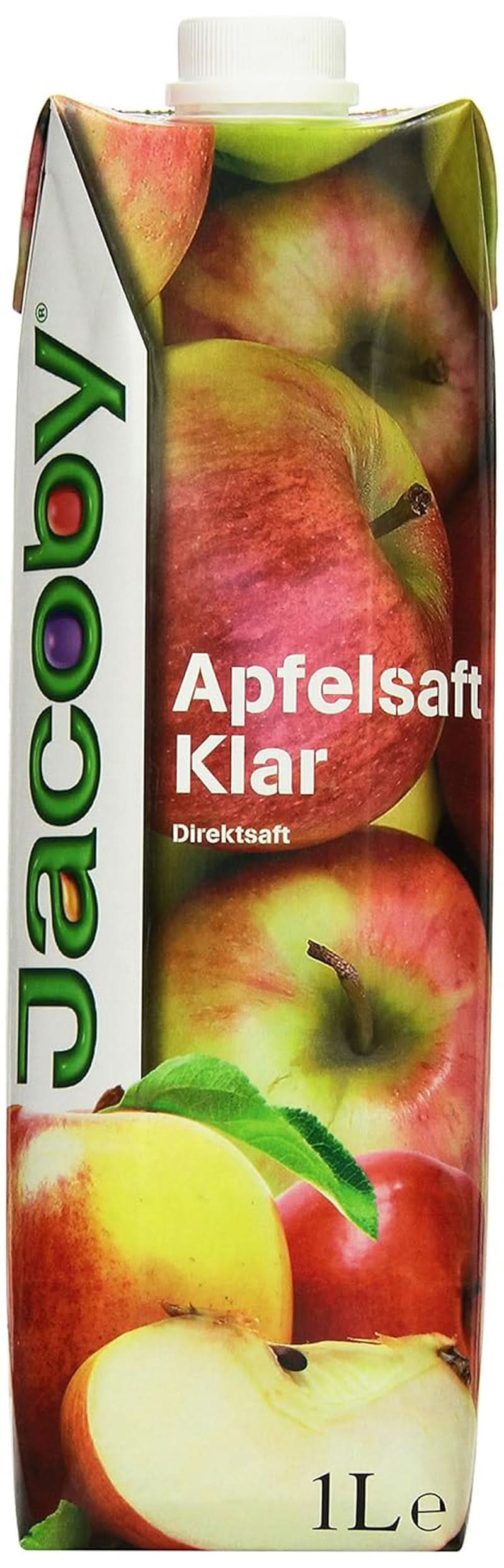 Jacoby 100% čirá jablečná šťáva, 6 x 1 litr Nealkoholické nápoje Naty Shop