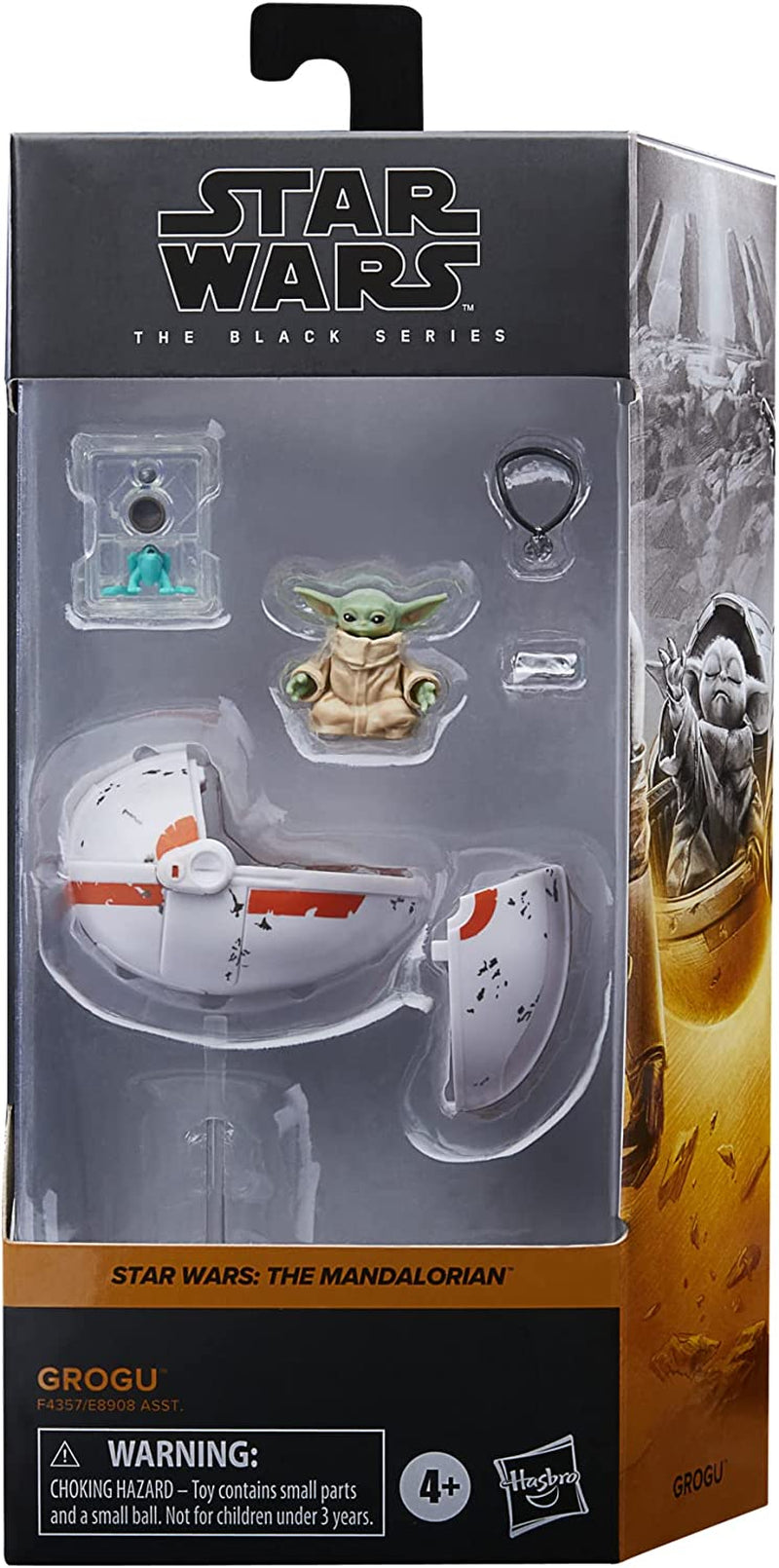 Star Wars Hasbro Black Series Grogu, Figurka Mandaloriana Zu, Vhodné pro 15cm sběratelské akční figurky, Pro děti od 4 let, Multi, F4357 Akční figurky Naty Shop