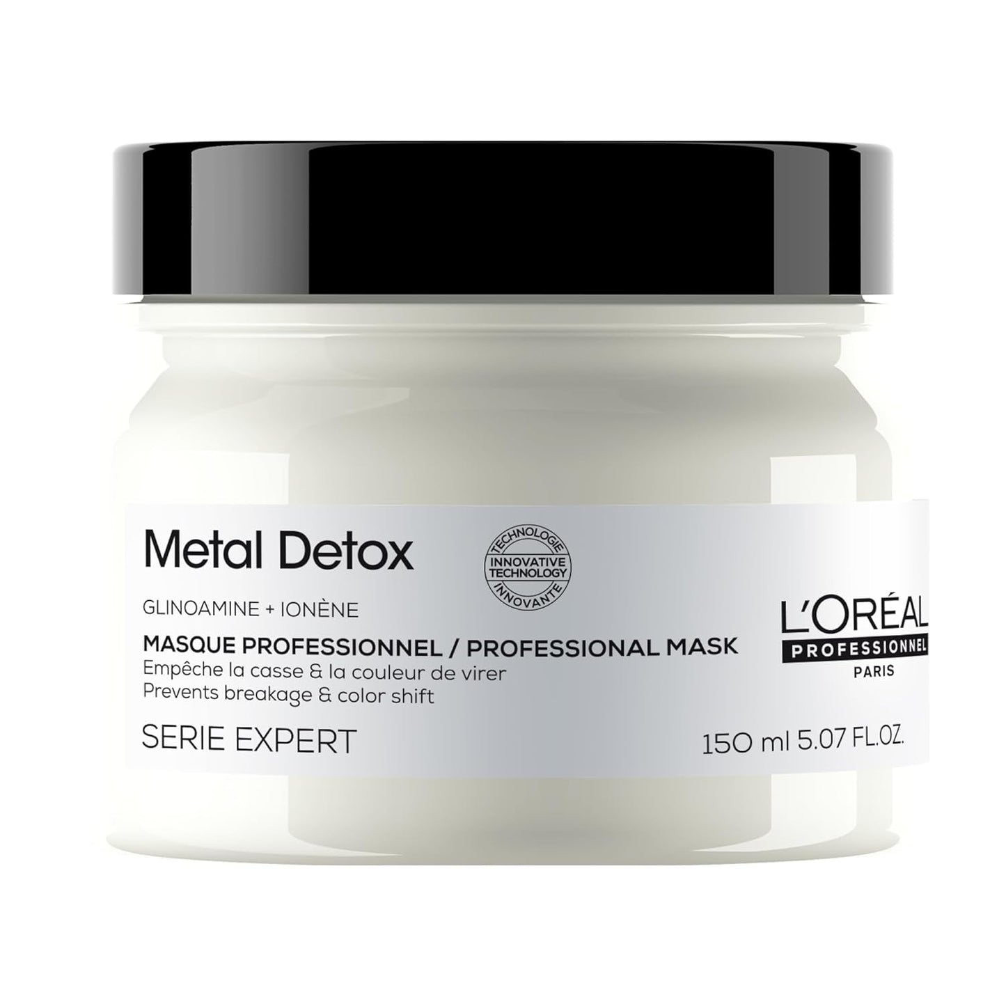 L'Oréal Professionnel Professional Restrukturalizační maska pro všechny typy vlasů, pomáhá opravovat poškození a obnovuje sílu vlasů, Absolut Repair Molecular, 150 ml Naty Shop Hair Mask Default Title