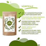 Japonský čaj Matcha, prémiová kvalita, prášek. 100% přírodní. Reduktor zeleného čaje, silný detoxikátor a antioxidant. Čistě pěstovaná matcha - Původ: Japonsko (100 g)