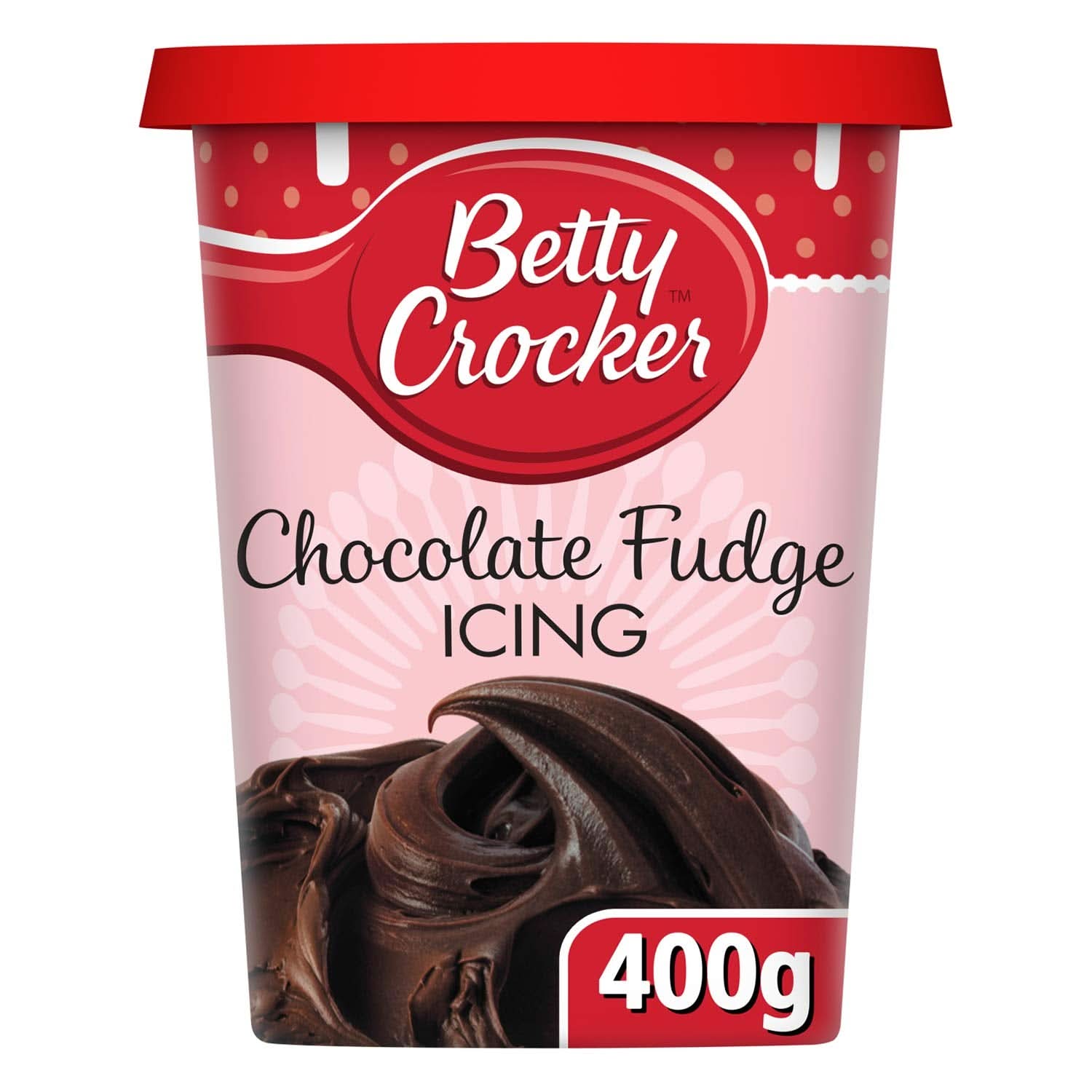 Betty Crocker, dortová poleva s čokoládou a karamelem, 400 gramů Glazes and Decor Naty Shop
