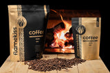 Kávová zrna 250g – Vysoce kvalitní espresso Arabica a Robusta, ručně pražené na dřevě, pro plnou a aromatickou chuť kávových zrn