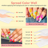Makartt Blooming Gel Lak na nehty - 15ml Blooming Gel nail Polish Extender s mramorovou barvou, gelovou barvou, DIY manikúrou na nehty, květinami, zvířaty, akvarelem, kouzelnou manikúrou