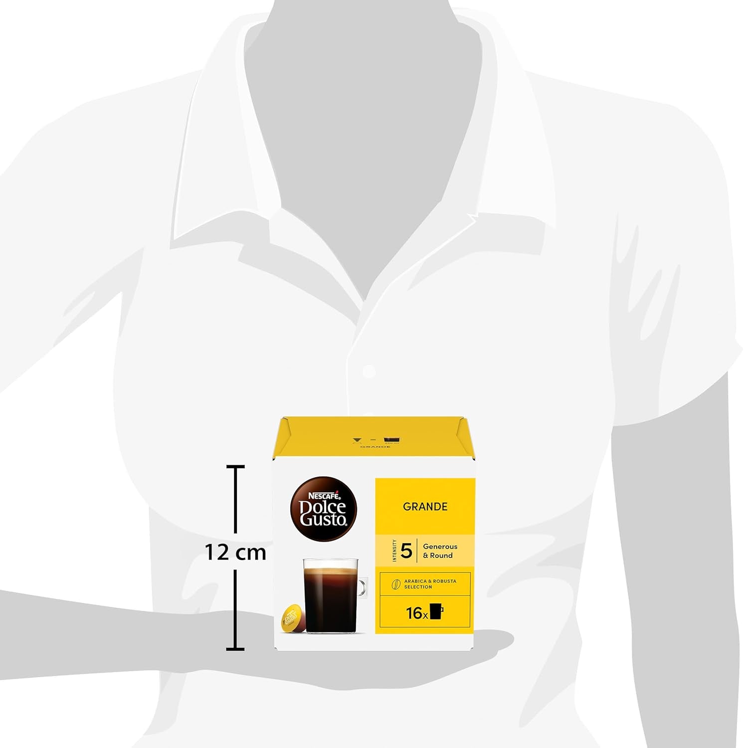 NESCAFÉ DOLCE GUSTO Grande Kaffeekapseln 3er Pack (3 x 16 kapslí)