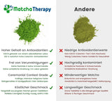 Matcha terapie 30+ | Organický prášek Matcha Tea | 60 g | S ověřeným obsahem minimálně 30 mg/g katechinu EGCG | Podporuje imunitní systém a energetickou hladinu | Slavnostní kvalita | Zelený čaj z Japonska