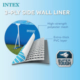 Intex 28271NP - Obdélníkový nadzemní bazén s rámem, 2282 L, ocel a PVC, modrý, 260x160x65 cm