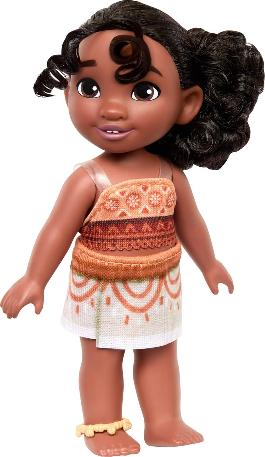 Módní panenka Mattel Disney Moana JBT41 Simea s příslušenstvím ke kotníku, 5 kloubovými klouby a odnímatelným oblečením Hračka inspirovaná filmem JBT41