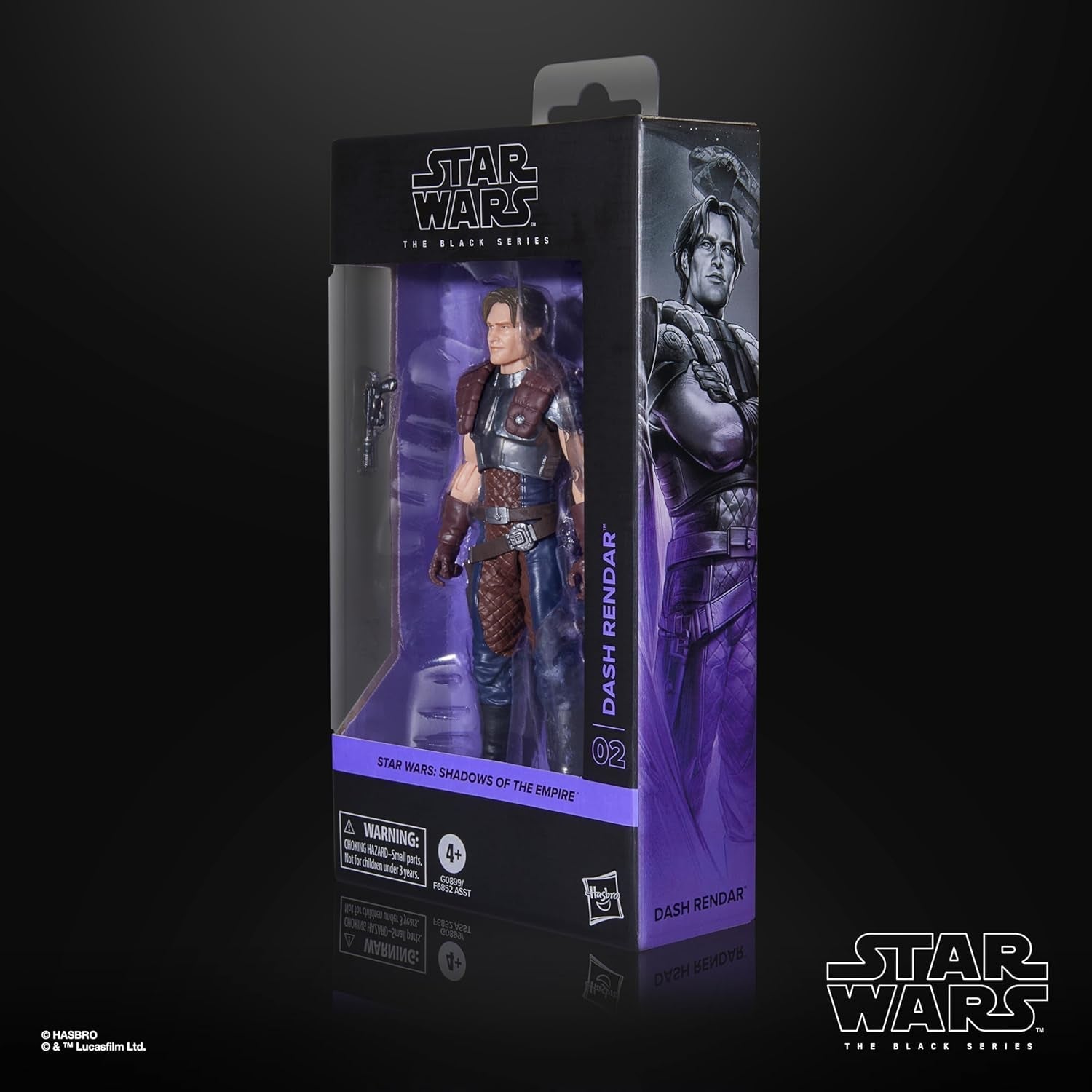 Star Wars Černá série Dash Rendar, Star Wars: Shadows of the Empire Sběratelská figurka (15 cm) Akční figurky Naty Shop