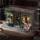 Magic Shop domeček pro panenky s protiprachovým krytem DIY miniaturní sada nábytku pro panenky v měřítku 1:24 kreativní dárek pro děti, dospívající, narozeninový dárek