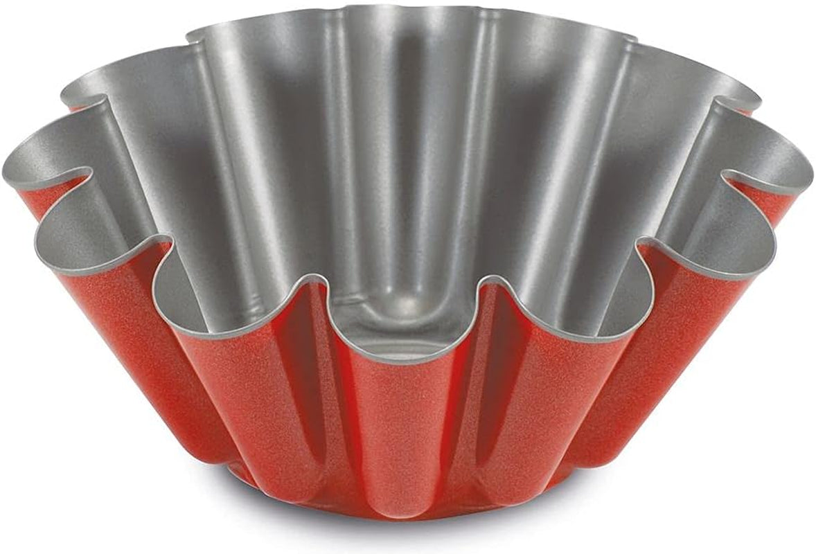 52022HGNA Rossana 2.0, forma na pudink 22 cm, ocel s nepřilnavým povrchem, barva červená/šedá, nerez Formy a plechy na pečení Naty Shop