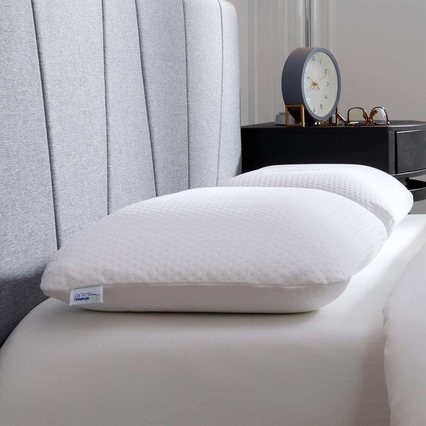 TEMPUR-PEDIC Symphony Polštář Vyrobeno z paměťové pěny, Luxusní, Měkké, Standardní, Bílé Standardní polštáře Naty Shop 2018