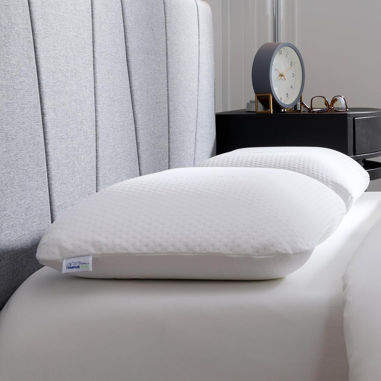 TEMPUR-PEDIC Symphony Polštář Vyrobeno z paměťové pěny, Luxusní, Měkké, Standardní, Bílé Standardní polštáře Naty Shop 2018