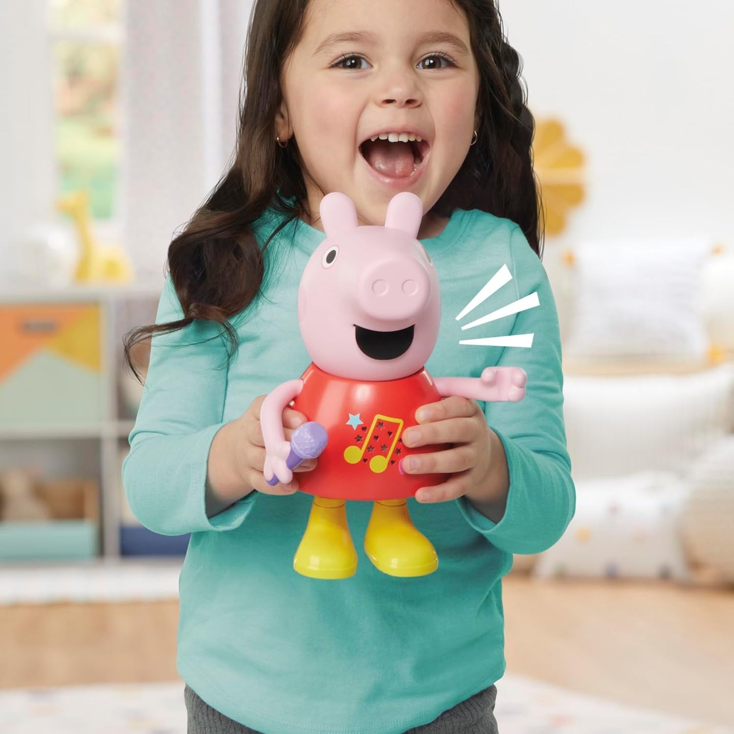 Panenka Peppa Pig, mluvící a zpívající, růžová, 20 cm