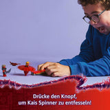 LEGO NINJAGO Kai's Dragon Spinjitzu Spinner - Akční Ninja hračka se 2 minifigurkami - Malá herní sada pro děti - Tip na dárek pro chlapce a dívky od 6 let 71823 Stavebnice Besuche den LEGO-Store