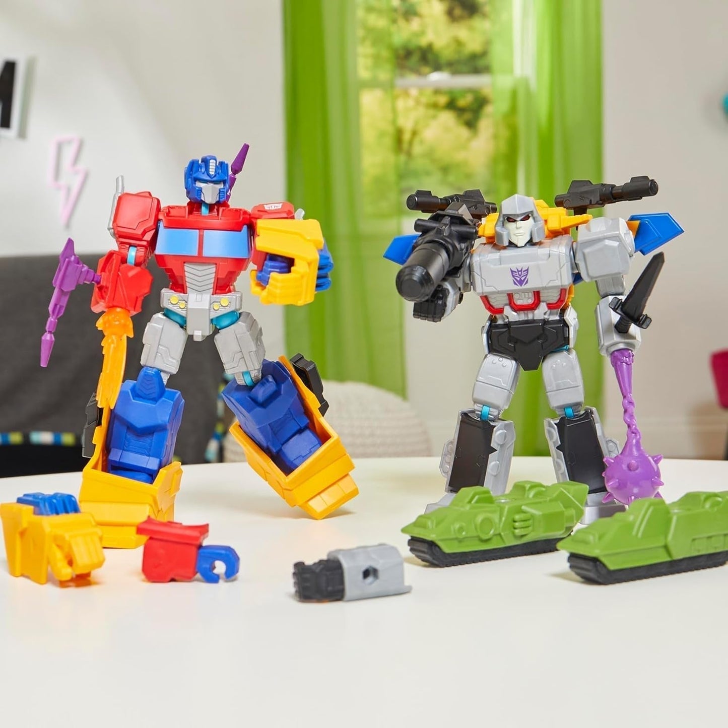 Transformers Mixmashers Optimus Prime Přizpůsobitelné Deluxe akční figurky a příslušenství Akční figurky Naty Shop