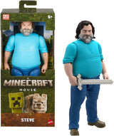 Příběhová sada Mattel Minecraft se 4 akčními figurkami a 3 doplňky Setkání v nadsvětí Sběratelská hračka inspirovaná filmem Minecraft JFR70 Akční figurky Naty Shop Steve