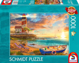 Schmidt Spiele 59765 Západ slunce v zátoce majáku, 1000dílná skládačka, barevné Puzzle Naty Shop Výchozí název