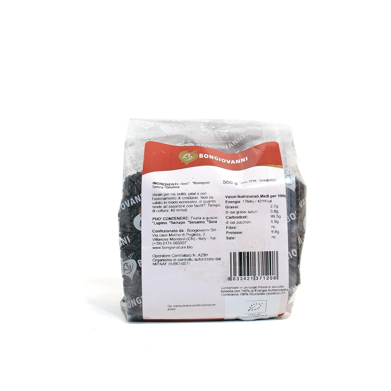 Nerone černá rýže 500g bio