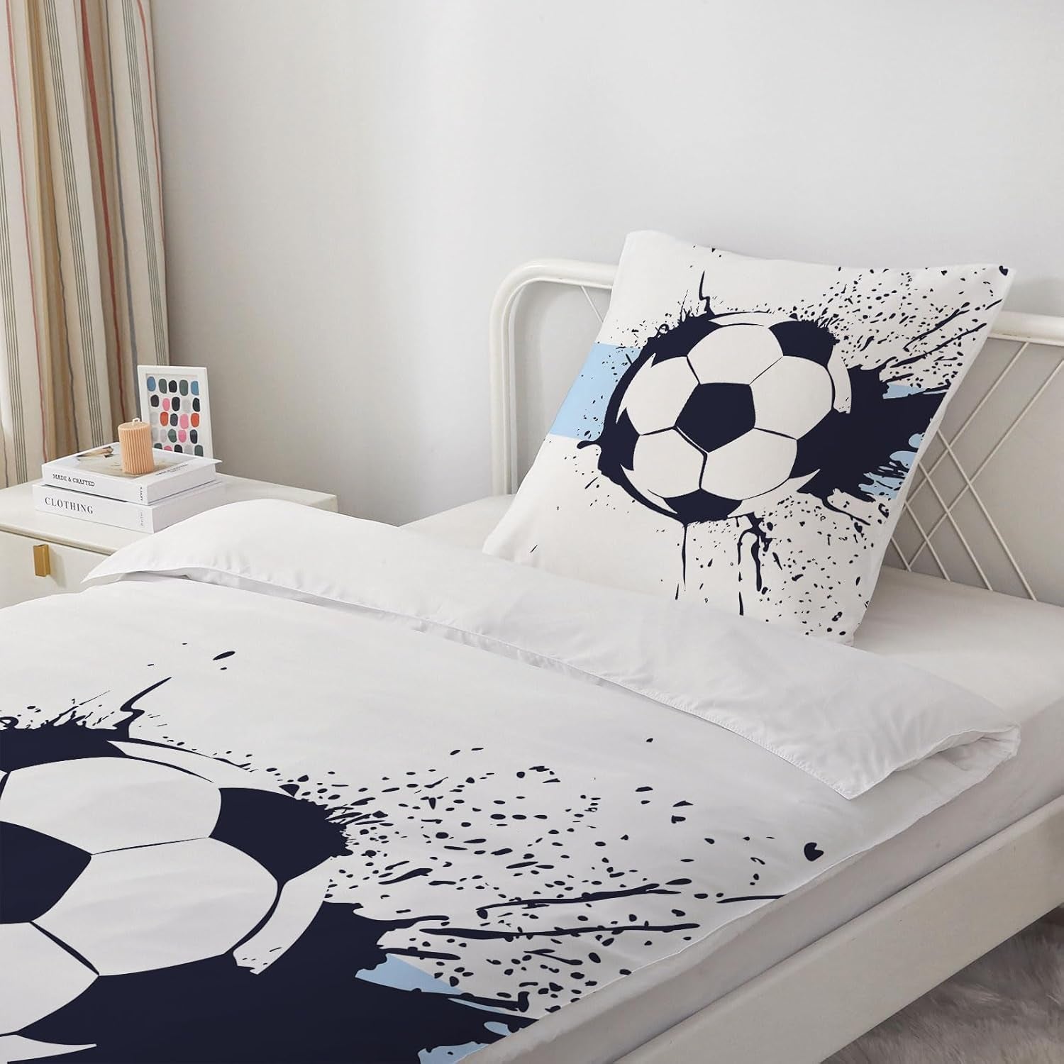 Povlečení pro kluky, fotbal, mikrovlákno polyester Povlečení - dětské Naty Shop