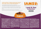 Mokré krmivo pro kočky IAMS Delights Land & Sea Collection - vícenásobné balení masa a ryb v omáčce, mokré krmivo pro kočky od 1 roku, 12 x 85 g