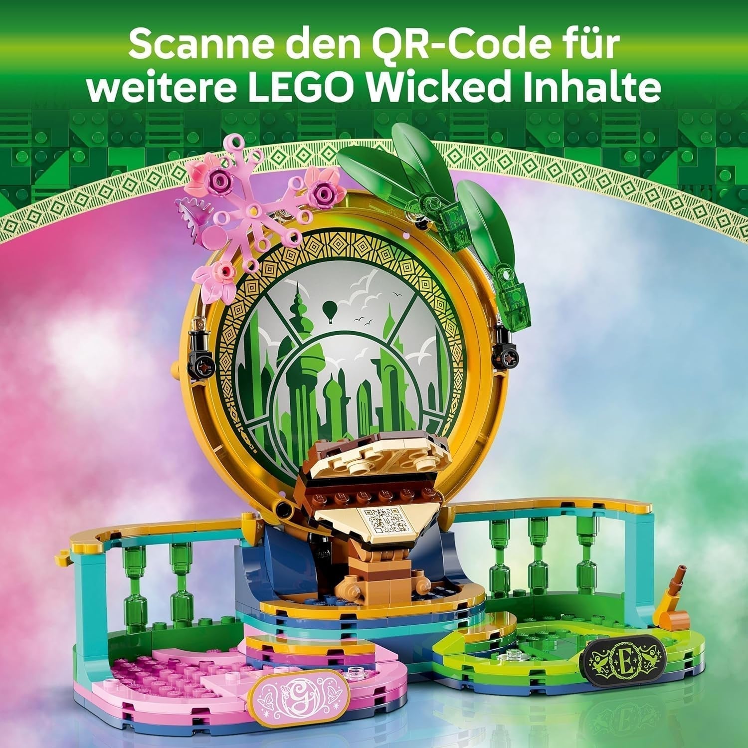 LEGO Wicked panenky Elphaba a Glinda - sběratelská figurka čarodějnice ze země Oz - kreativní dárek pro dívky starší 10 let a fanoušky filmu - 75682 Stavebnice Besuche den LEGO-Store