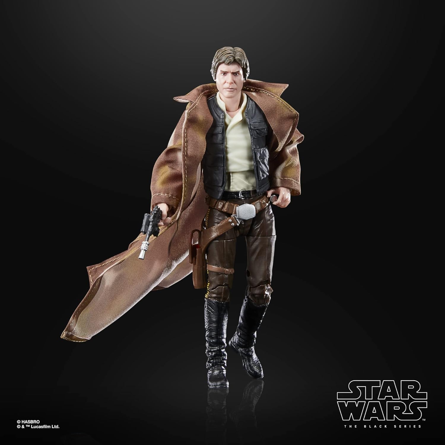 Star Wars Černá série Han Solo, 15 cm vysoká akční figurka Zu Wars: Návrat rytíře Jedi Akční figurky Naty Shop