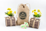 Kaffee Geschenk für Kaffeeliebhaber - Kaffeesack Juta - Vier Sorten exotischer Kaffee im Jutesack - Weihnachten Geschenkidee - Geschenk für Kaffeetrinker - Ganze Bohne